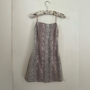 Urban Outfitters Snakeskin Dress
